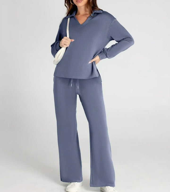 Alivia | Two-Piece Set with Flared Pants