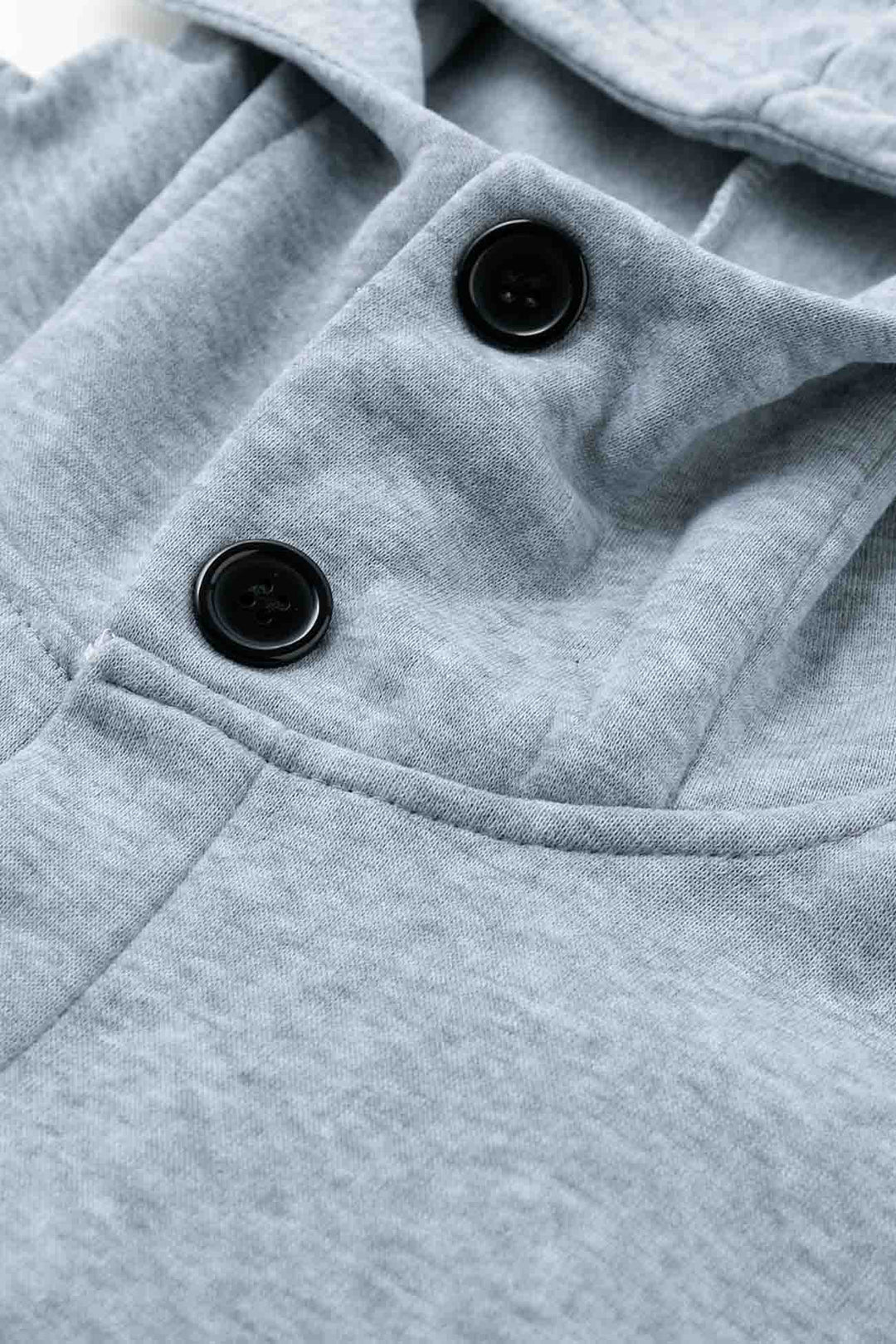 Mariana | Buttoned coat with hooded pocket