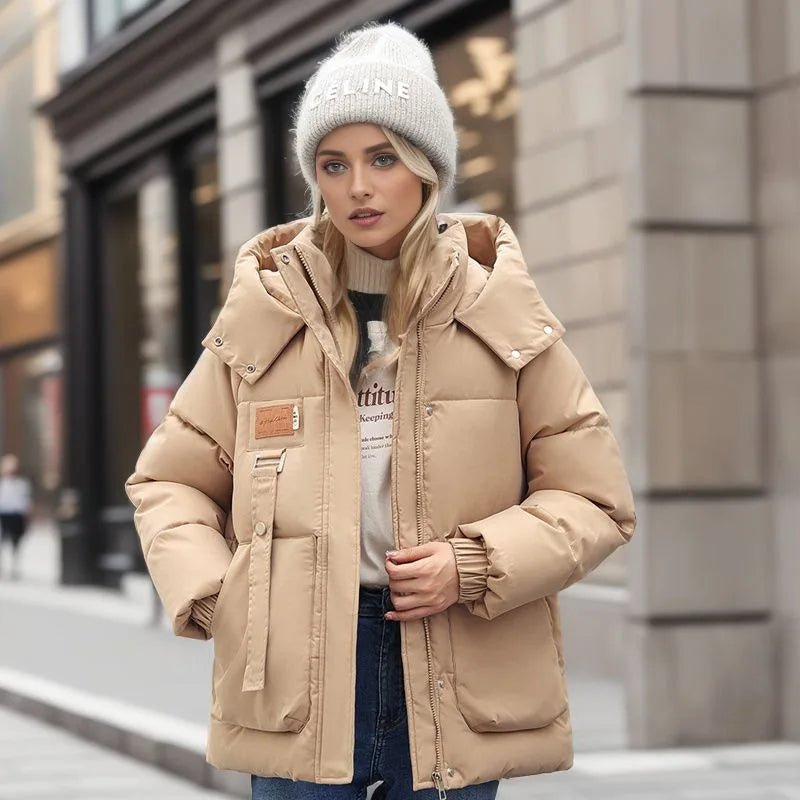 Luz Maria | Fashionable hooded winter jacket for women, warm coat