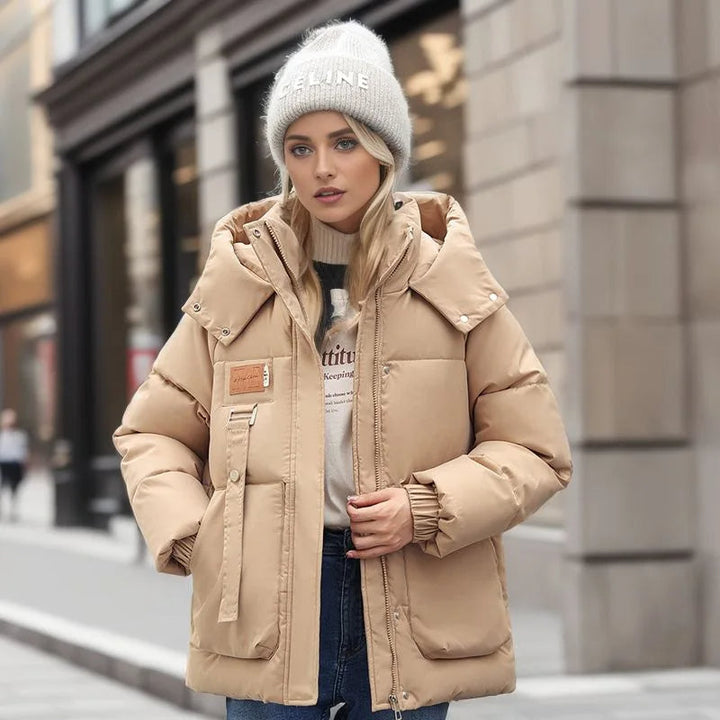 Luz Maria | Fashionable hooded winter jacket for women, warm coat