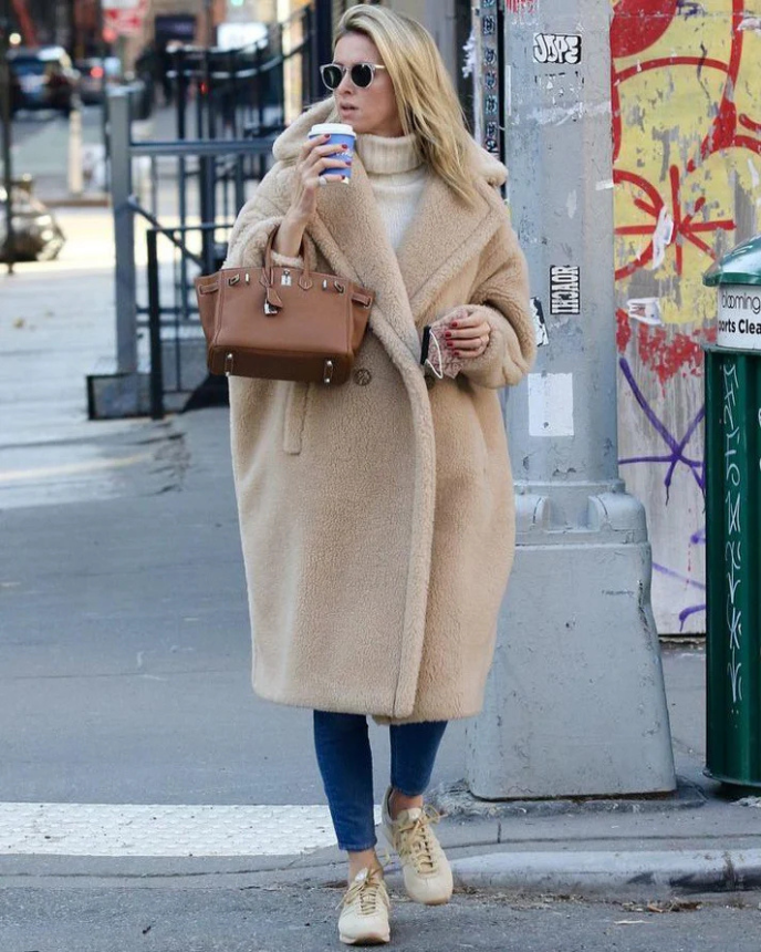 Aurelia® | Elegant long teddy coat