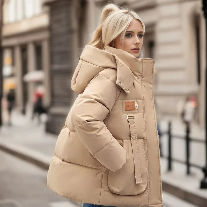 Luz Maria | Fashionable hooded winter jacket for women, warm coat