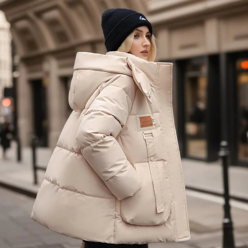 Luz Maria | Fashionable hooded winter jacket for women, warm coat