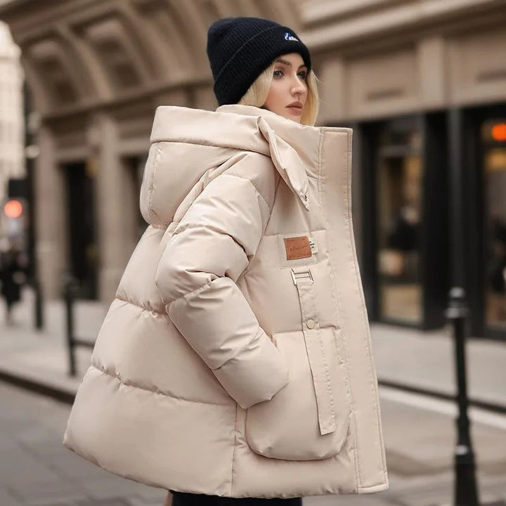 Luz Maria | Fashionable hooded winter jacket for women, warm coat