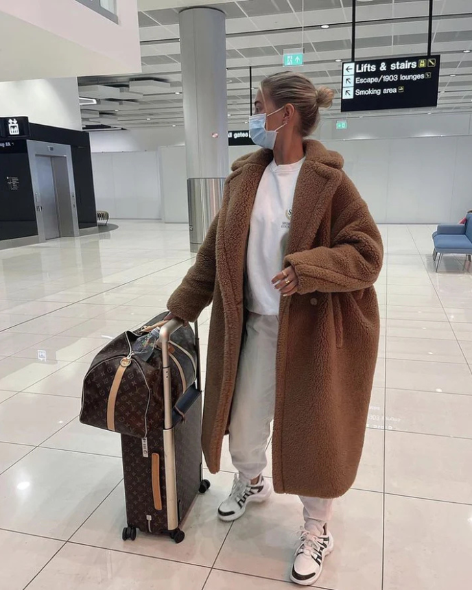 Aurelia® | Elegant long teddy coat