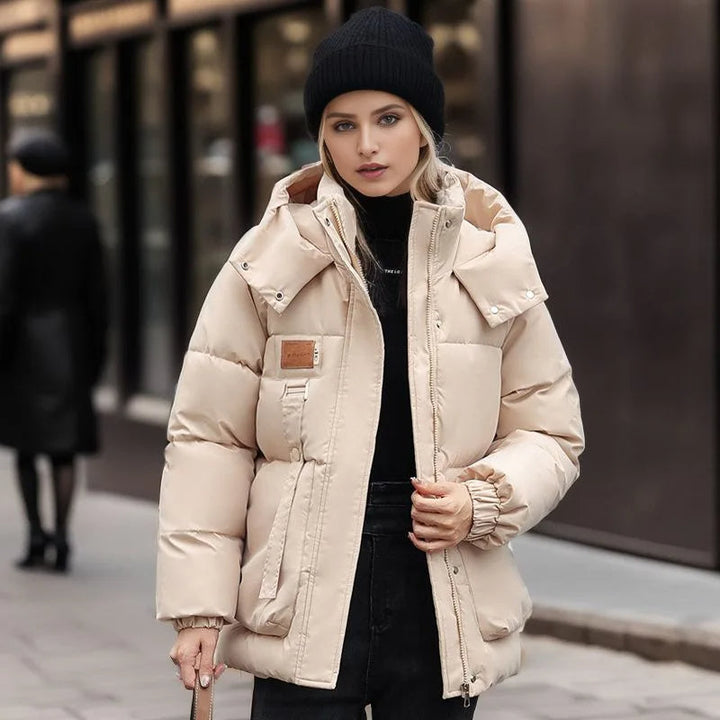 Luz Maria | Fashionable hooded winter jacket for women, warm coat