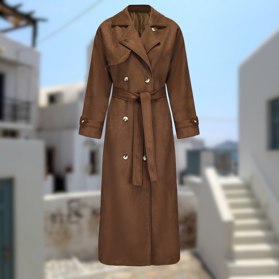 Ivanna® | Suede trench coat