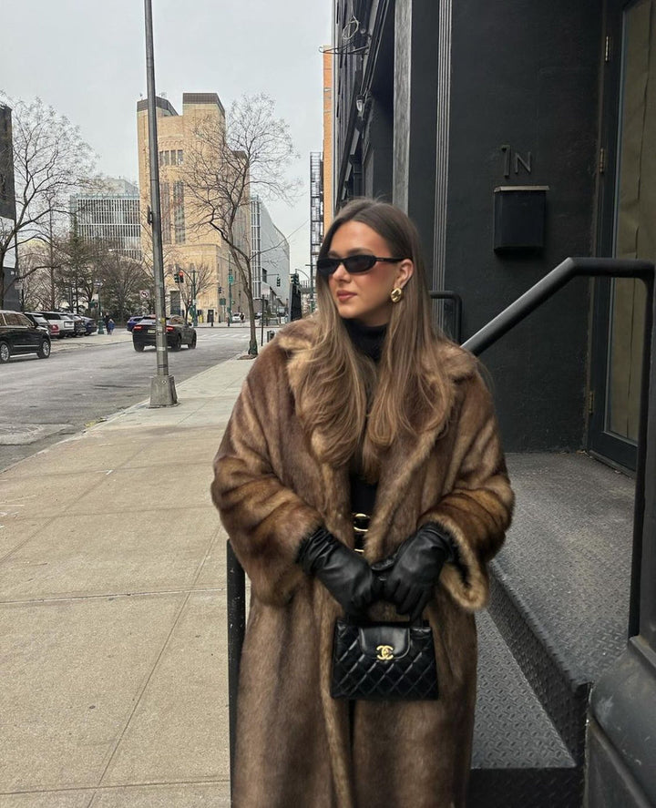 Marta | Long fur coat