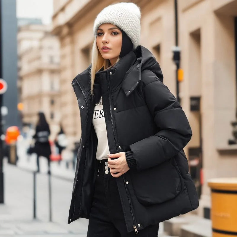 Luz Maria | Fashionable hooded winter jacket for women, warm coat