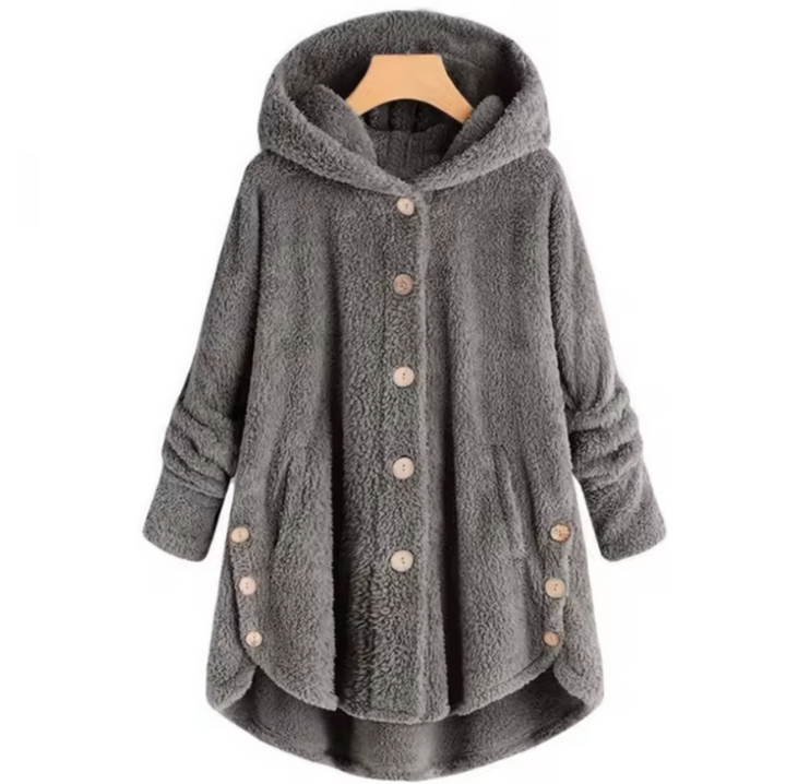 Beate® | Wool plush sweatshirt coat