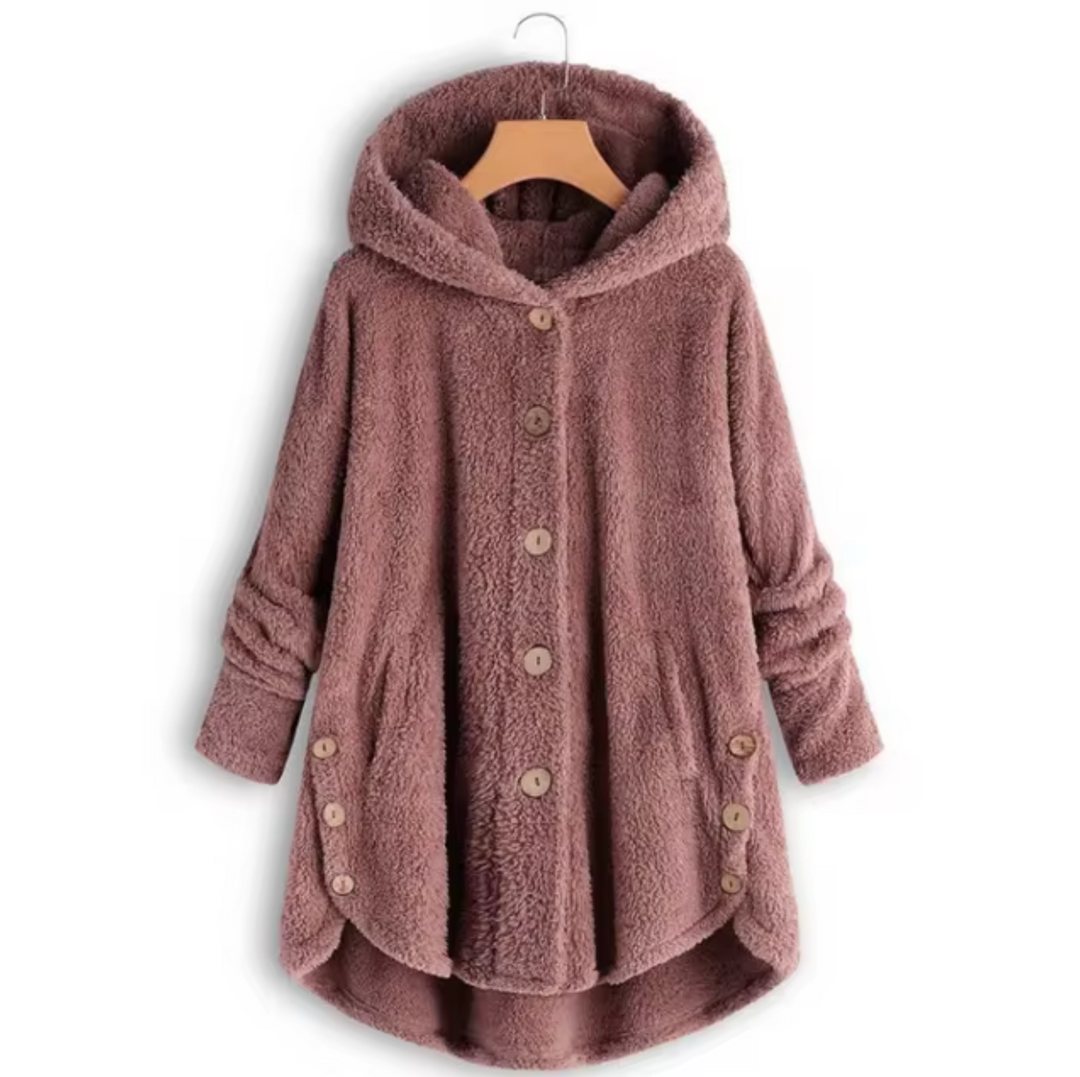 Beate® | Wool plush sweatshirt coat