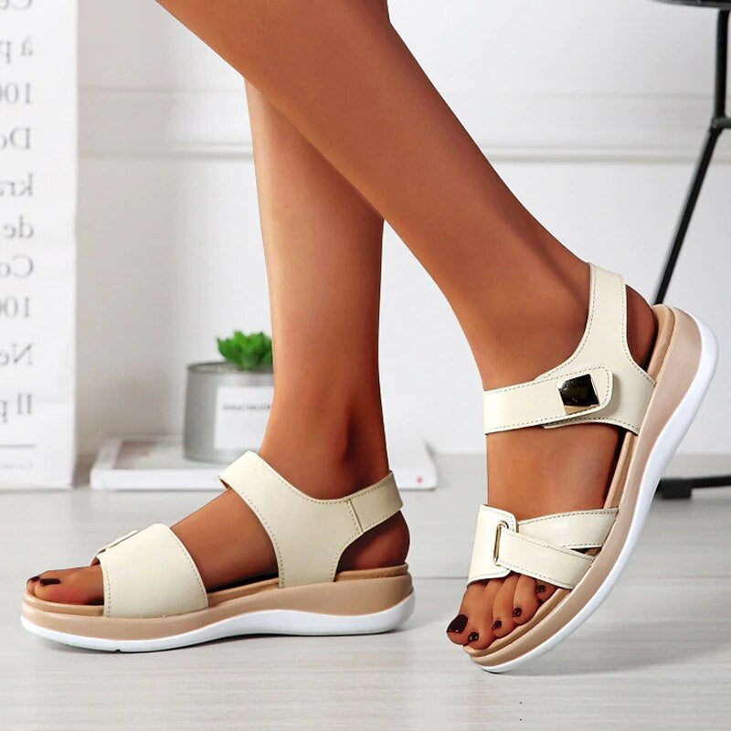 Women's Adjustable Orthopedic Sandals with Cushioned Footbed