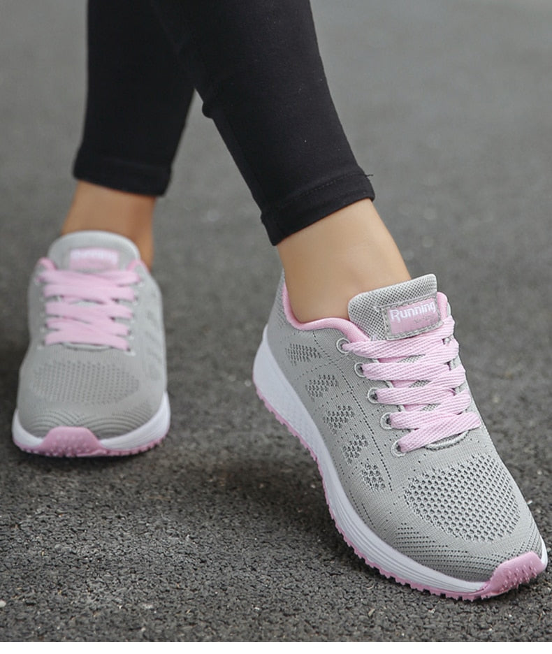 Women's Lace-Up Sneakers