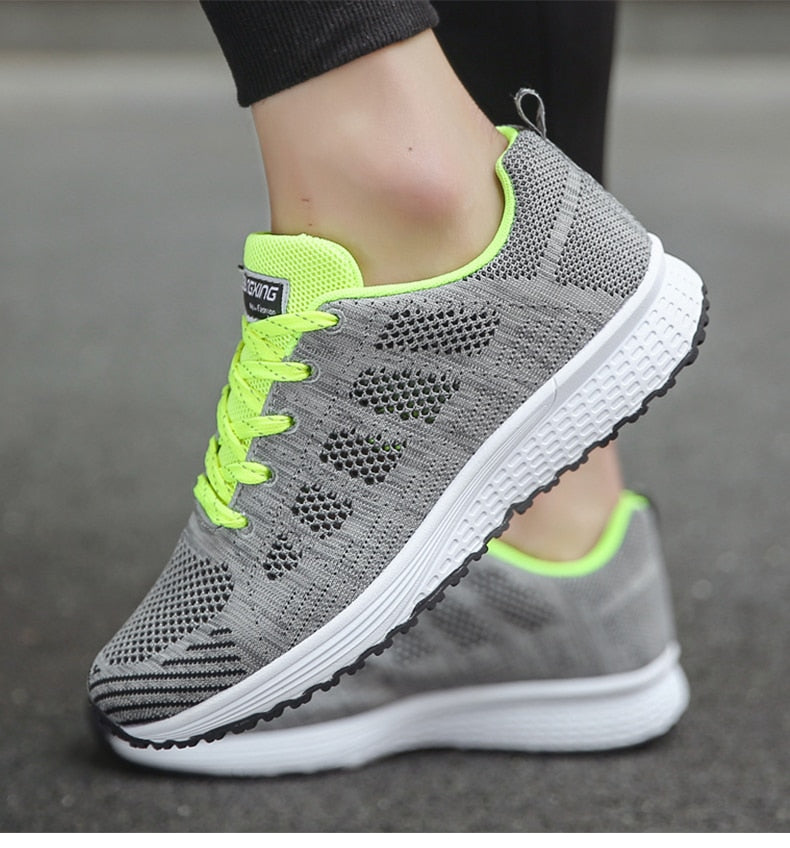 Women's Lace-Up Sneakers