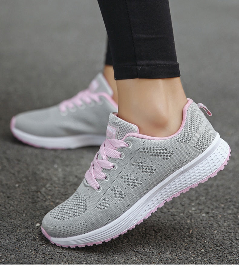 Women's Lace-Up Sneakers
