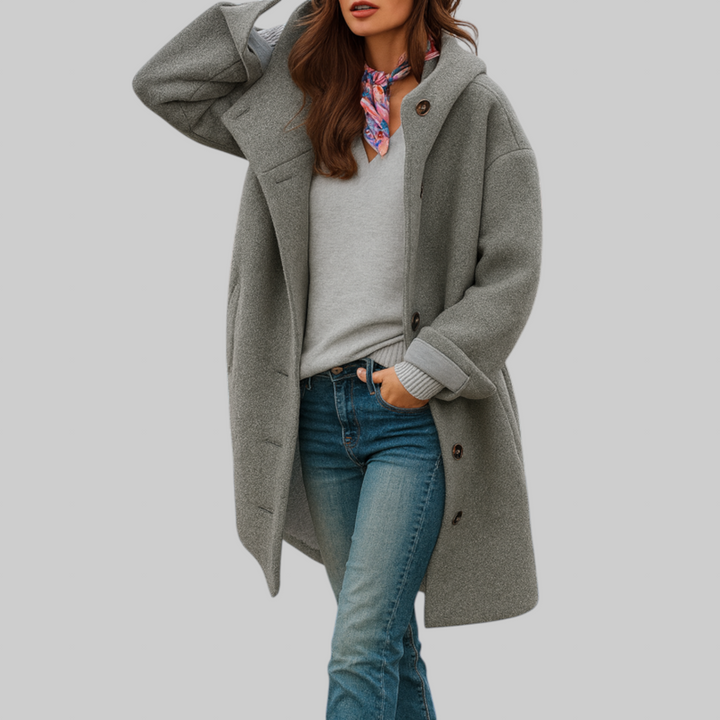 Freja | Cozy, mid-length everyday coat