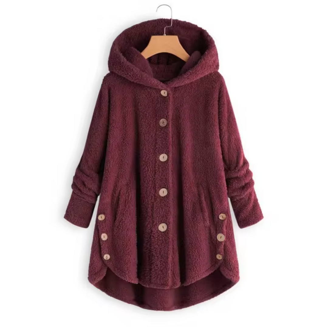 Beate® | Wool plush sweatshirt coat