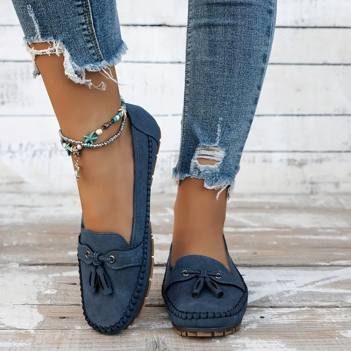 Women's Vintage Bow Loafers