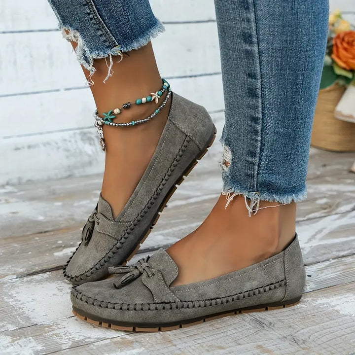 Women's Vintage Bow Loafers