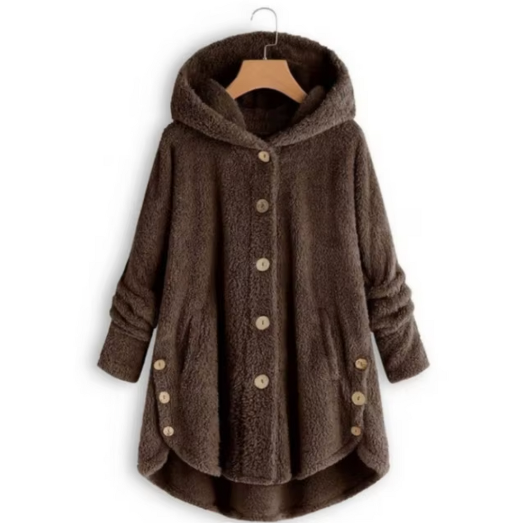 Beate® | Wool plush sweatshirt coat