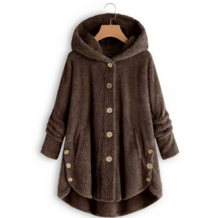 Beate® | Wool plush sweatshirt coat