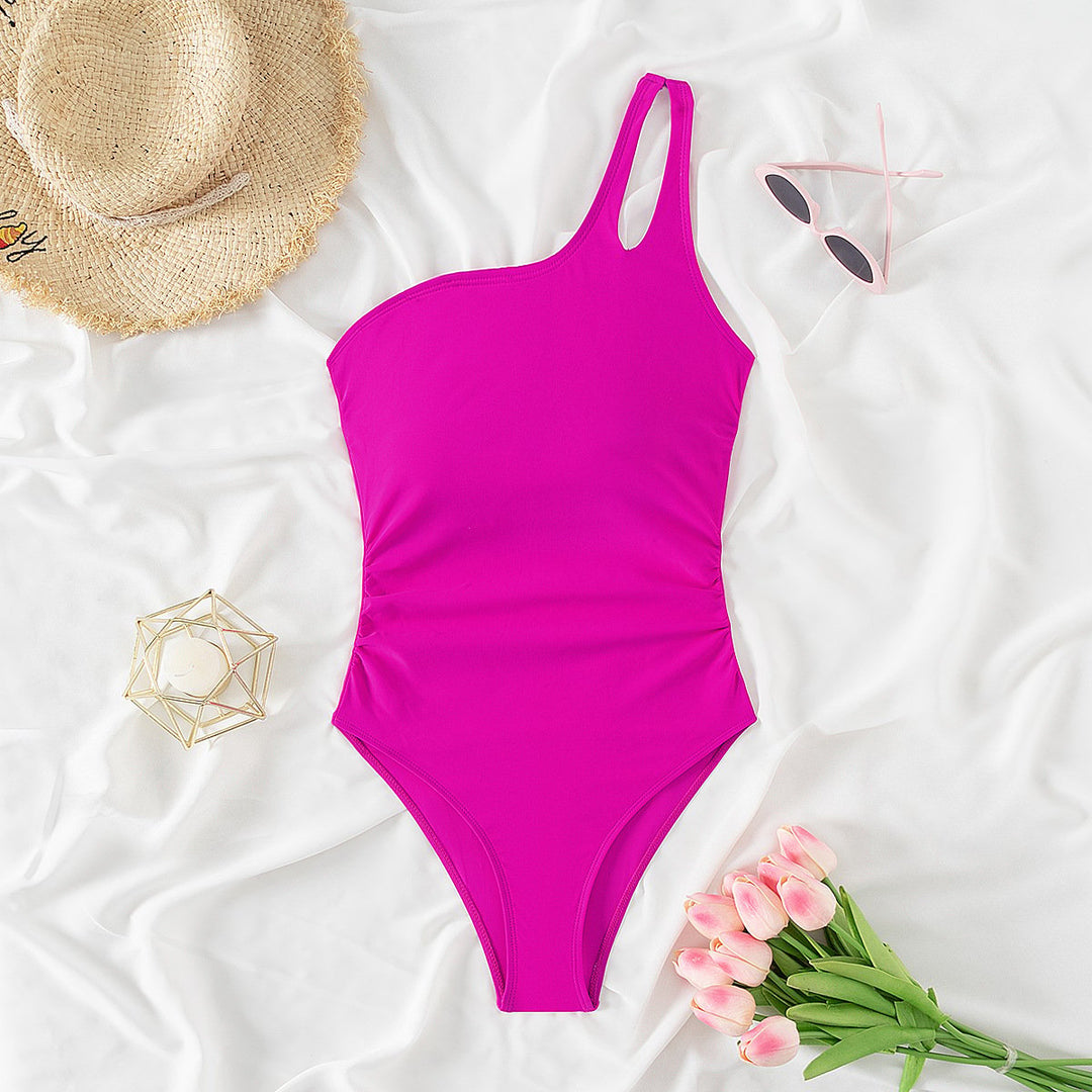 BLAKELY – ONE SHOULDER ONE PIECE SWIMSUIT