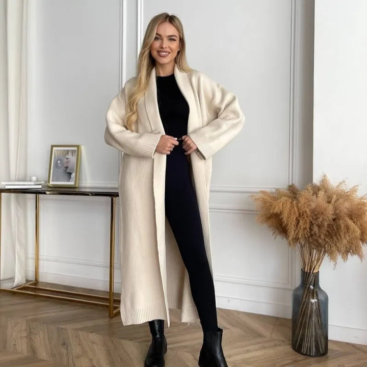 Valmoré™ Elegant Cardigan Sweater Coat – Refined Warmth for Autumn & Winter | Shop Yours Today