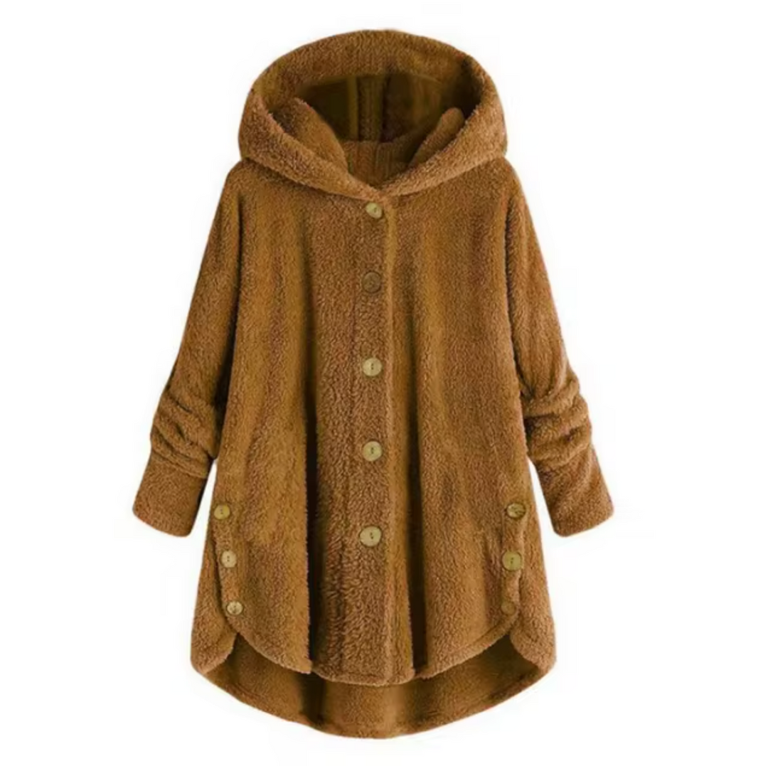 Beate® | Wool plush sweatshirt coat