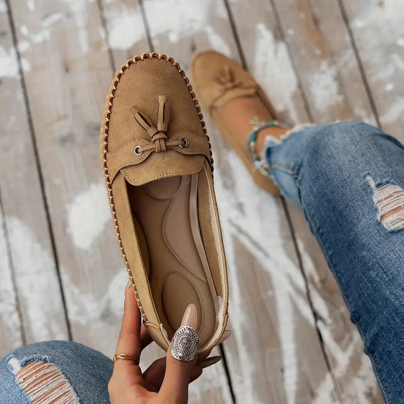 Women's Vintage Bow Loafers