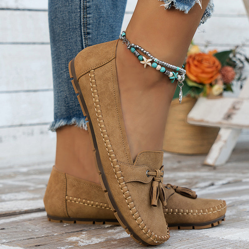 Women's Vintage Bow Loafers