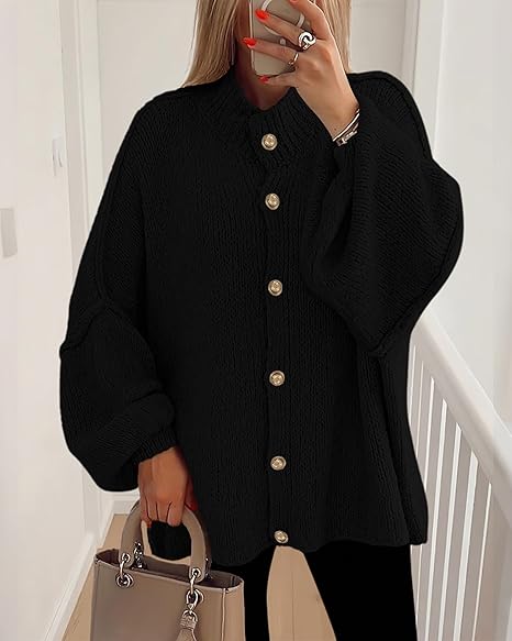 Aureline™ Knitted Cardigan – Cozy Elegance for Autumn & Winter | Shop Yours Today