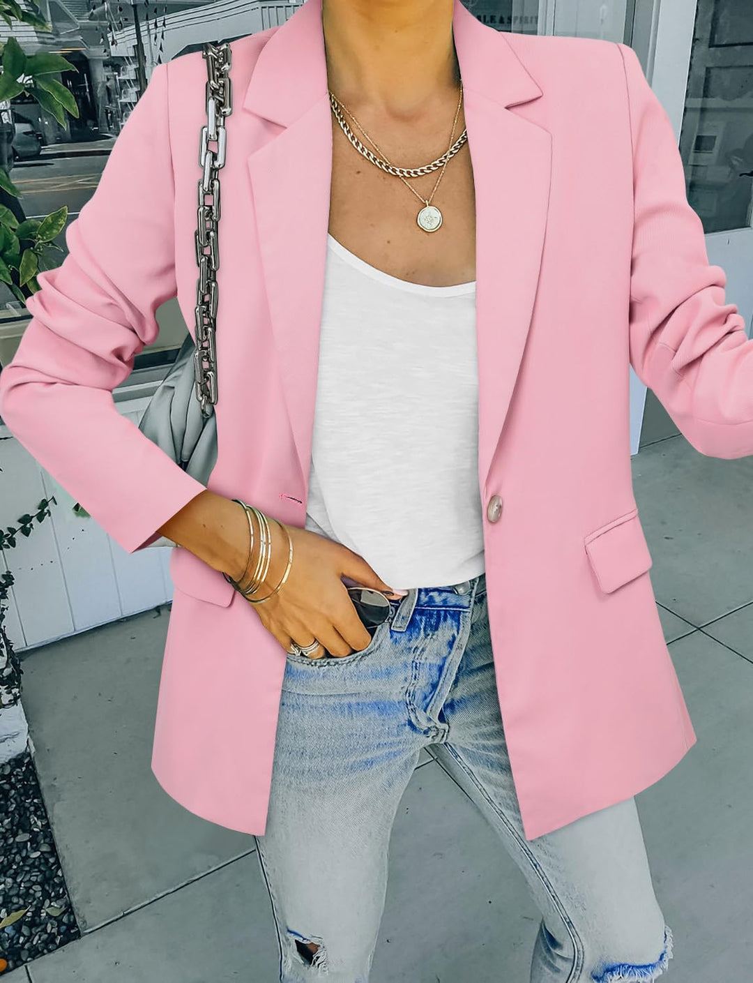 Ins™ Lapel Button Jacket – Sophisticated Style for Every Season | Shop Yours Today