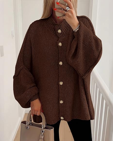 Aureline™ Knitted Cardigan – Cozy Elegance for Autumn & Winter | Shop Yours Today