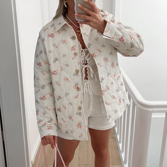 Cavora™ Striped Cotton Coat – Relaxed Comfort with Everyday Elegance | Shop Yours Today