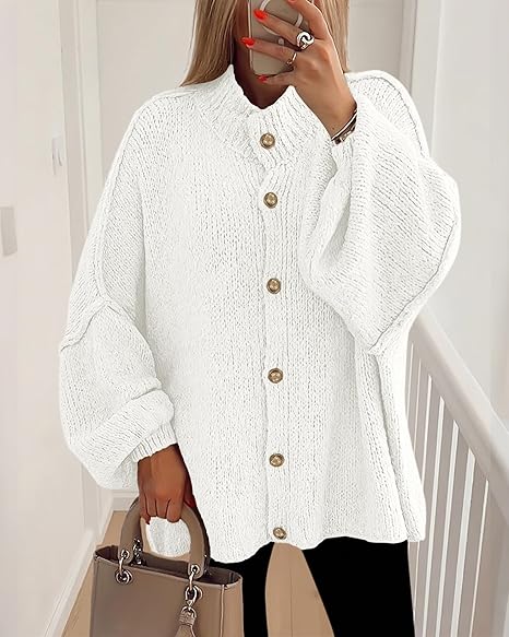 Aureline™ Knitted Cardigan – Cozy Elegance for Autumn & Winter | Shop Yours Today
