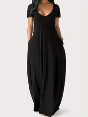 Aviera™ Dual Pocket Maxi Dress – Effortless Flow for Every Occasion | Shop Yours Today