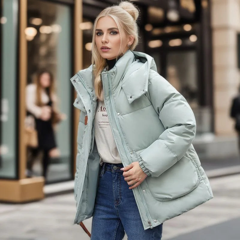 Luz Maria | Fashionable hooded winter jacket for women, warm coat