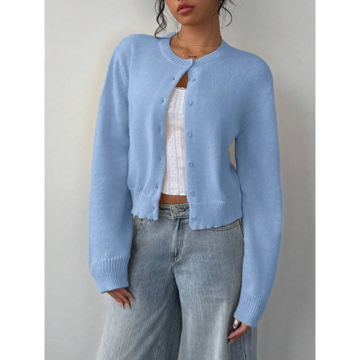 Serelith™ Knitted Cardigan – Chic Comfort in a Slim Short Design | Shop Yours Today