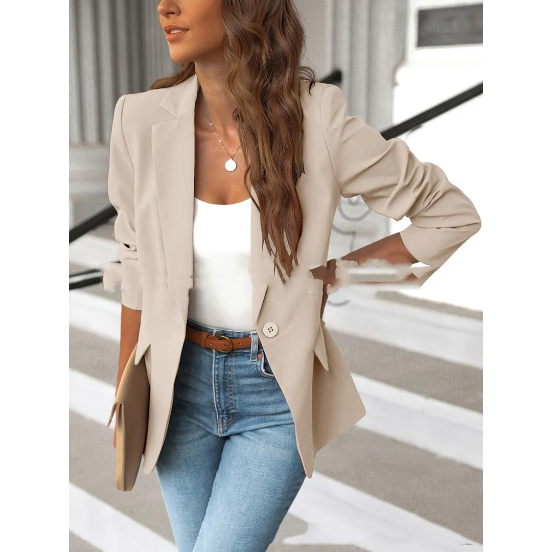 Ins™ Lapel Button Jacket – Sophisticated Style for Every Season | Shop Yours Today