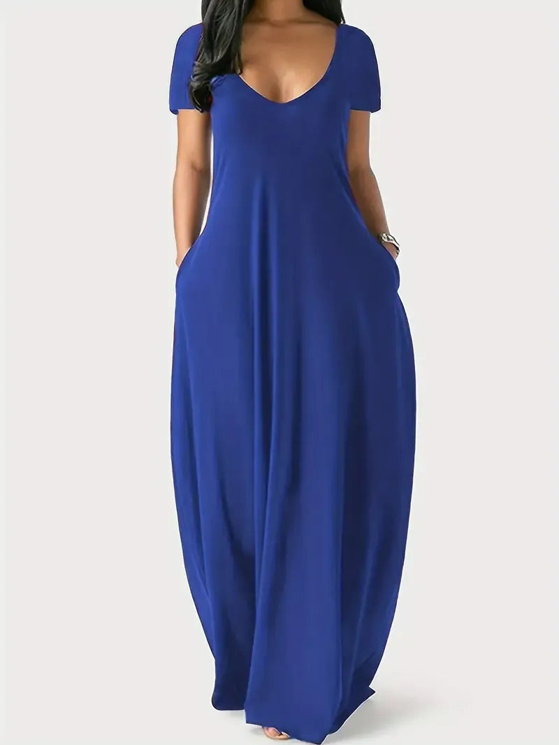 Aviera™ Dual Pocket Maxi Dress – Effortless Flow for Every Occasion | Shop Yours Today