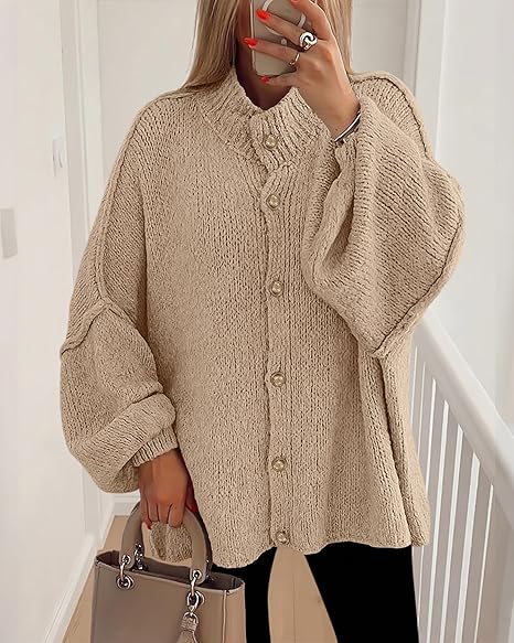 Aureline™ Knitted Cardigan – Cozy Elegance for Autumn & Winter | Shop Yours Today