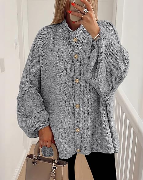 Aureline™ Knitted Cardigan – Cozy Elegance for Autumn & Winter | Shop Yours Today