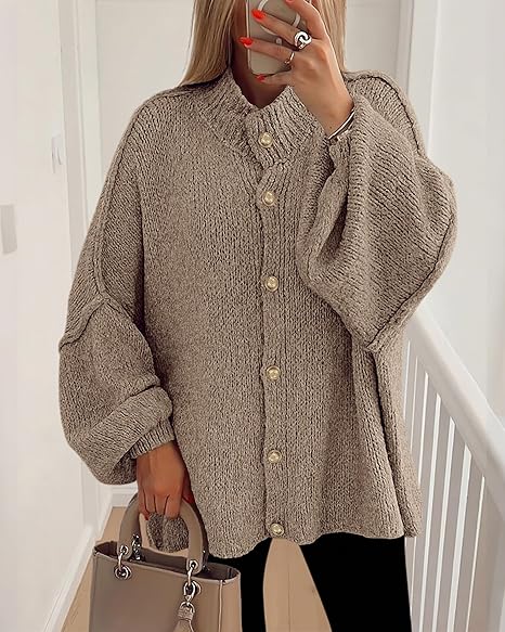 Aureline™ Knitted Cardigan – Cozy Elegance for Autumn & Winter | Shop Yours Today