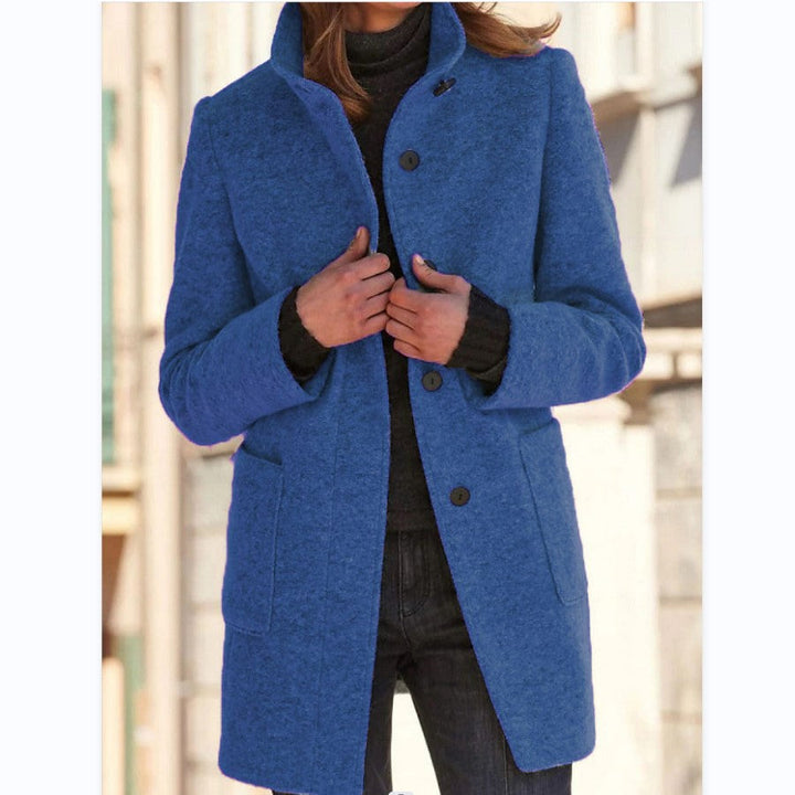 Eulalia | Cozy and breathable slim-fit winter coat made of wool