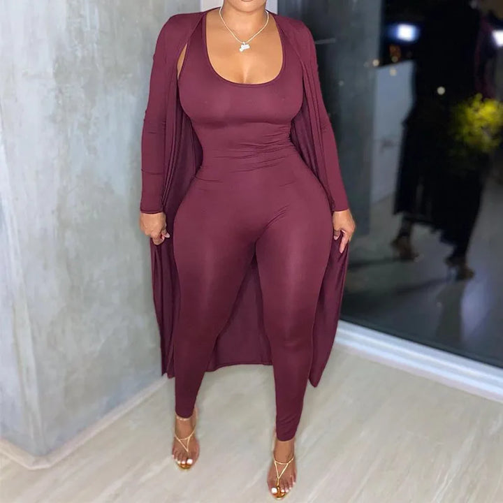 Marivelle™ Long Sleeve Jumpsuit – Modern Elegance Meets Effortless Comfort | Shop Yours Today
