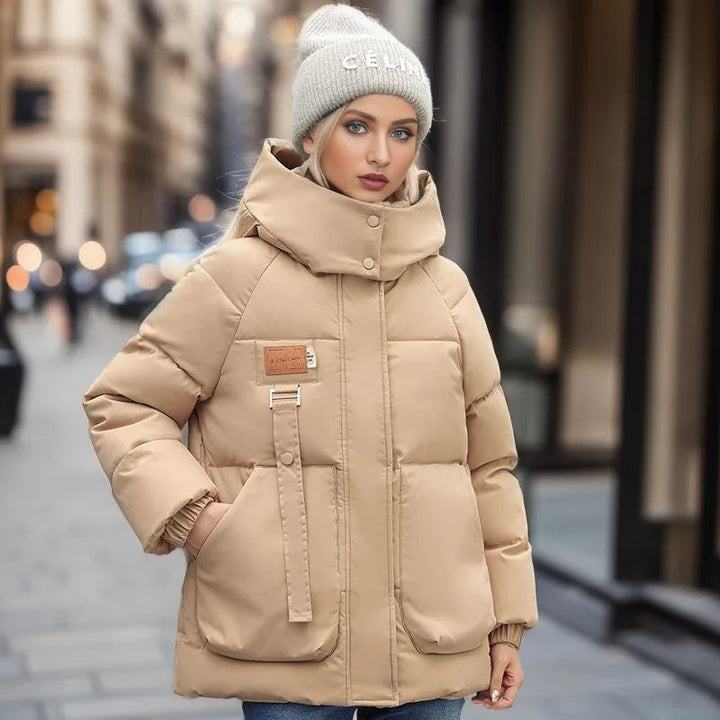 Luz Maria | Fashionable hooded winter jacket for women, warm coat