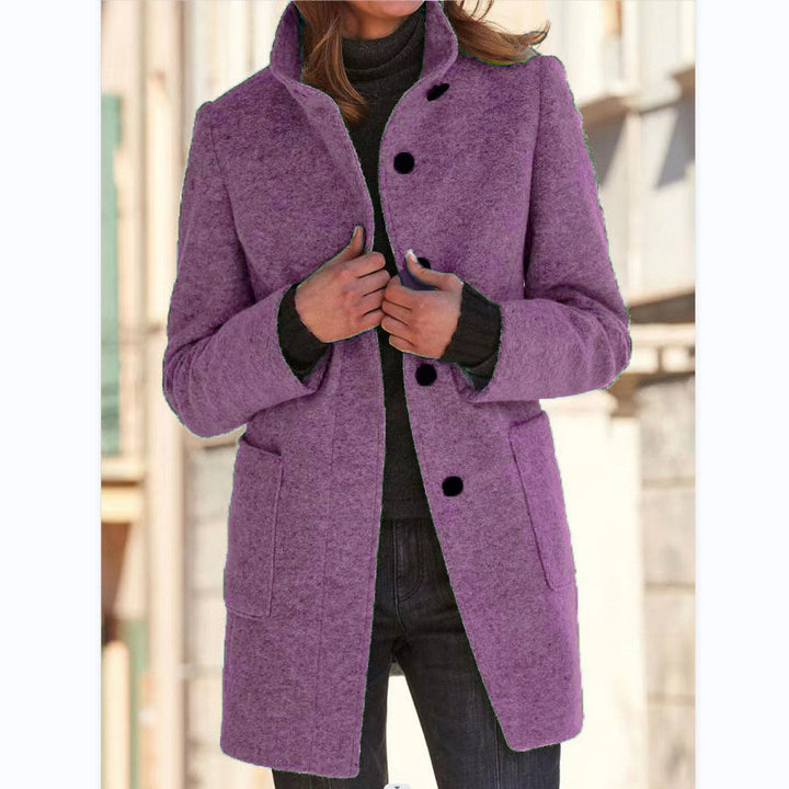 Eulalia | Cozy and breathable slim-fit winter coat made of wool