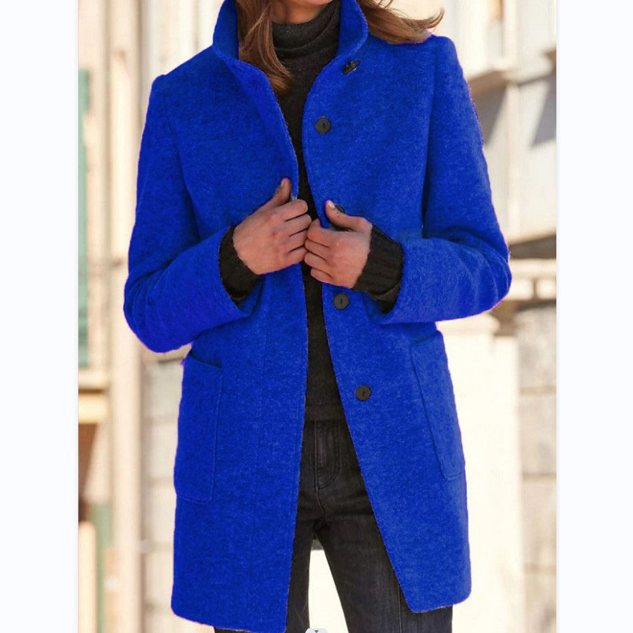 Eulalia | Cozy and breathable slim-fit winter coat made of wool