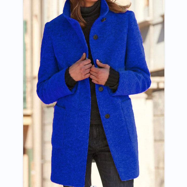 Eulalia | Cozy and breathable slim-fit winter coat made of wool