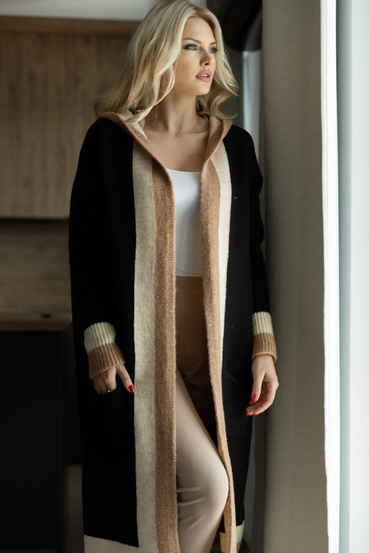Rivora™ Hooded Sweater Jacket – Cozy Versatility in Vibrant Style | Shop Yours Today